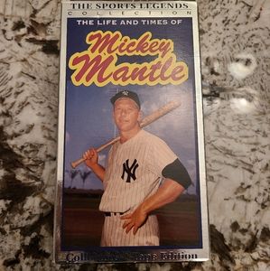 Mickey Mantle The Life and Times Of Collectors 2 VHS Tape Set